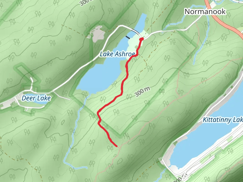 Lake Ashroe and Red Maple Trail