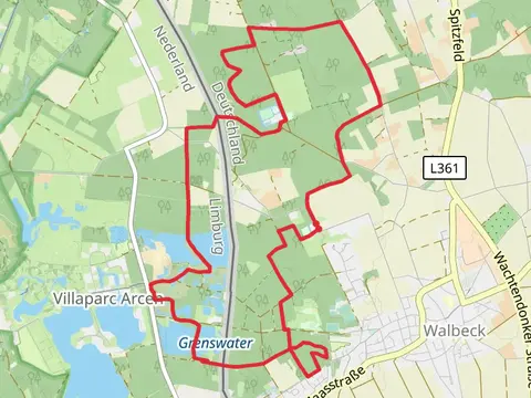 Grenswater via Walbeck Rundweg and Grenzlandweg