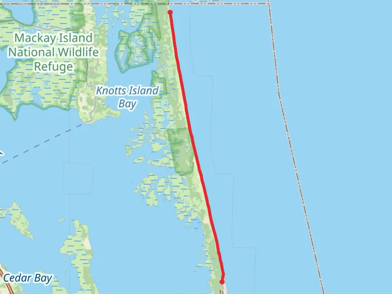 Corolla Beach and Carova Beach