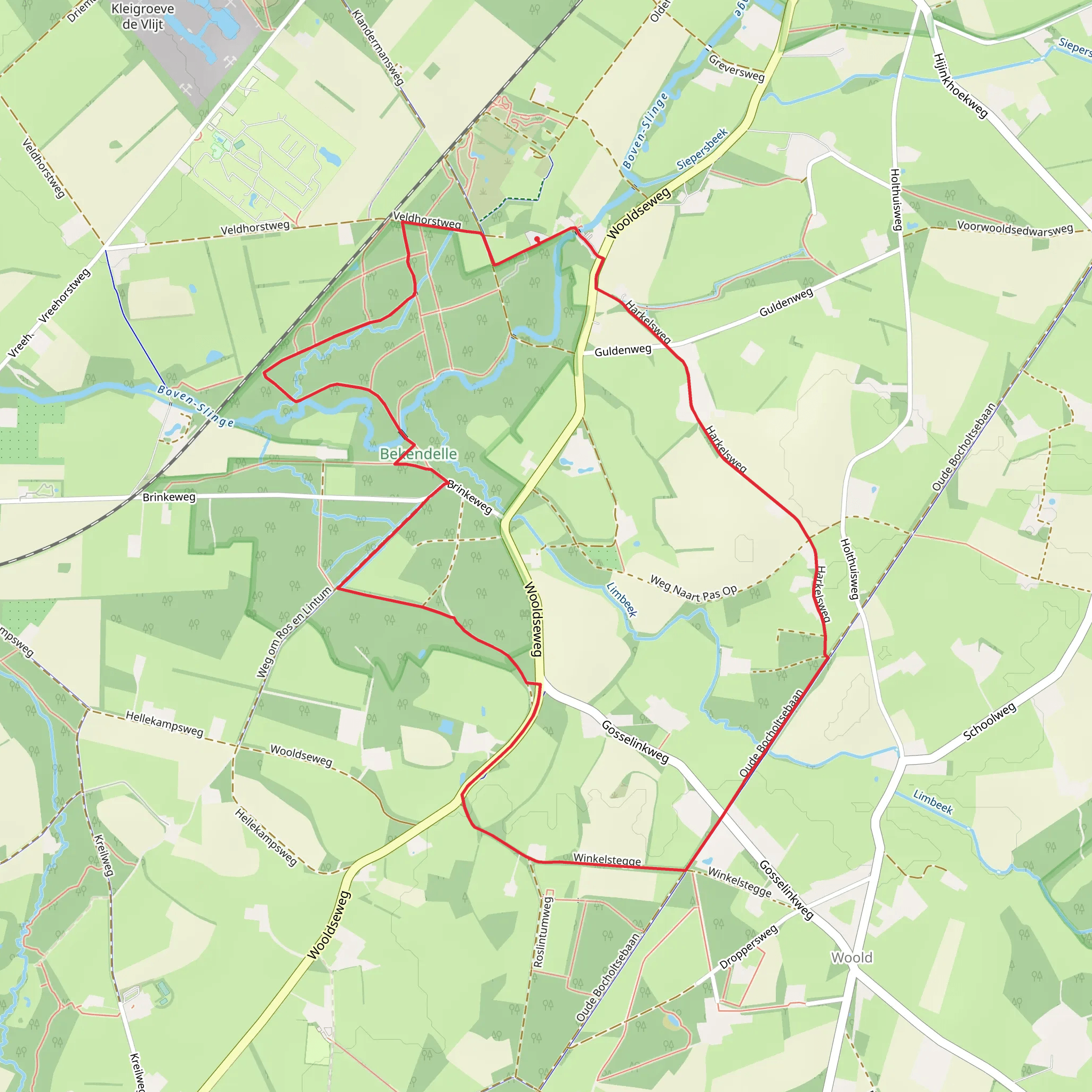 Bekendal Loop mobile static map