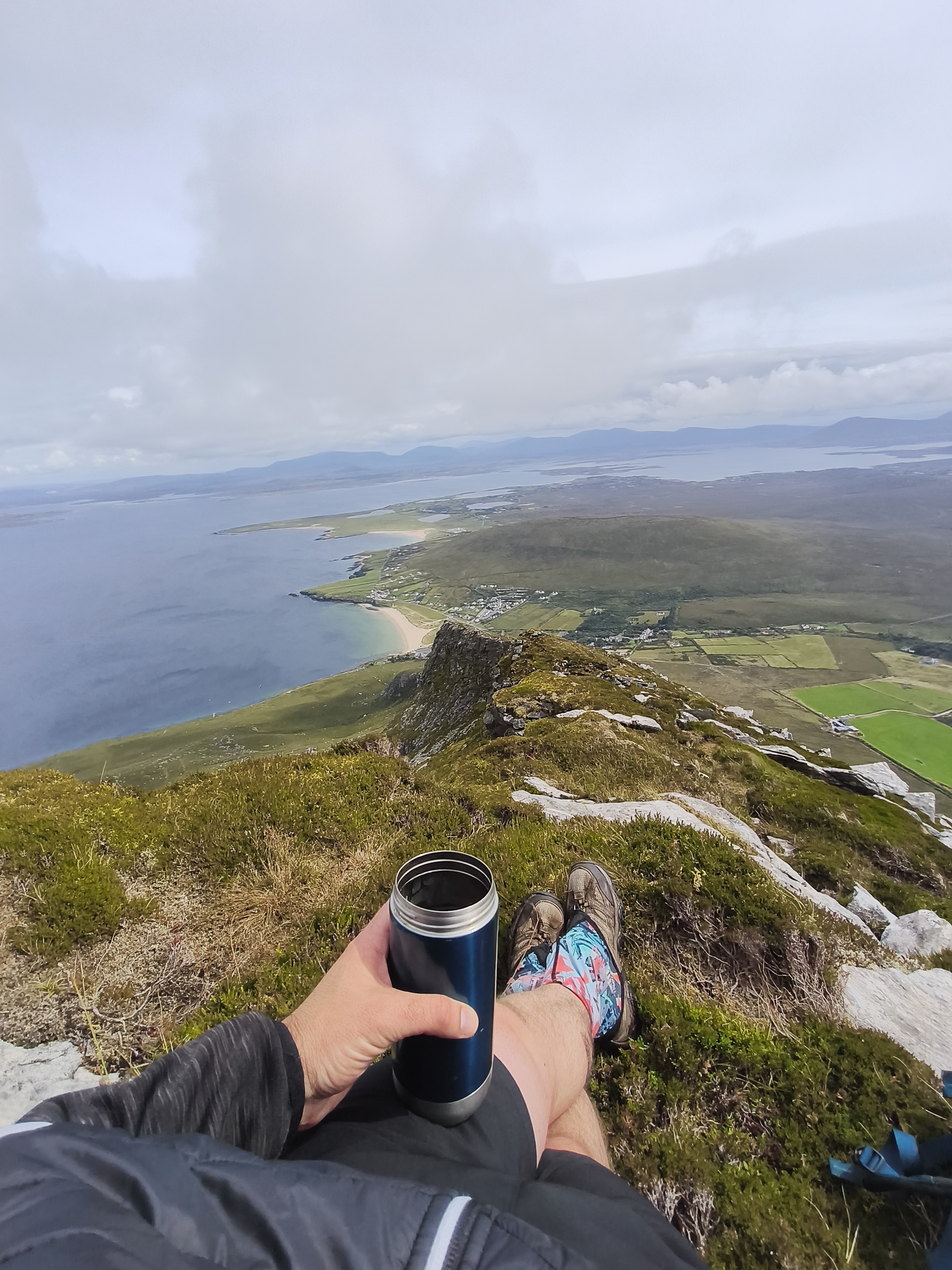 A map preview of the recording Hike on Slievemore Walk.