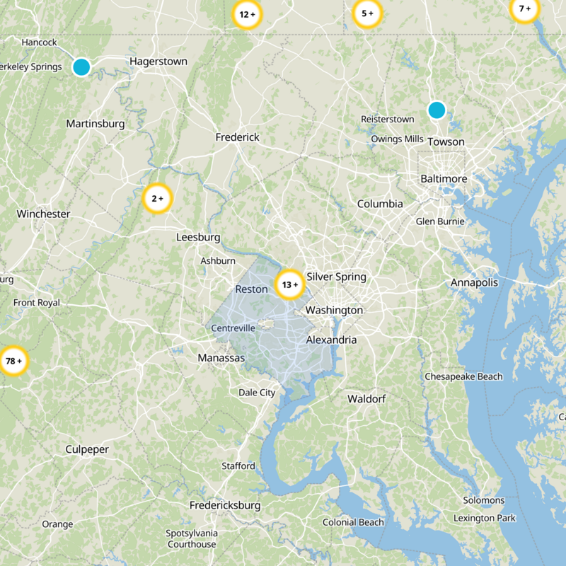 Fairfax County Static Map