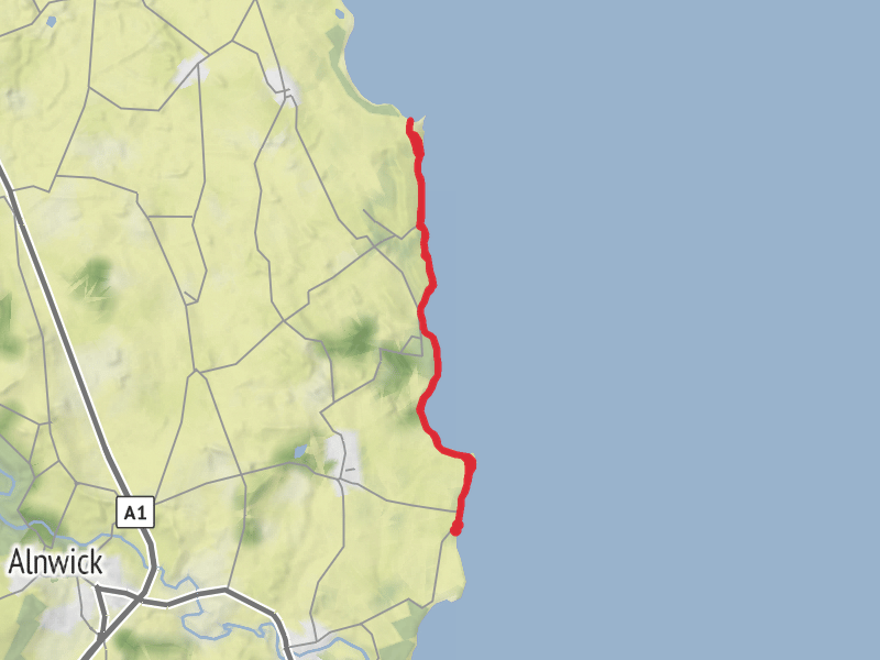 Hike on Boulmer to dunstanbrough Castle thumbnail