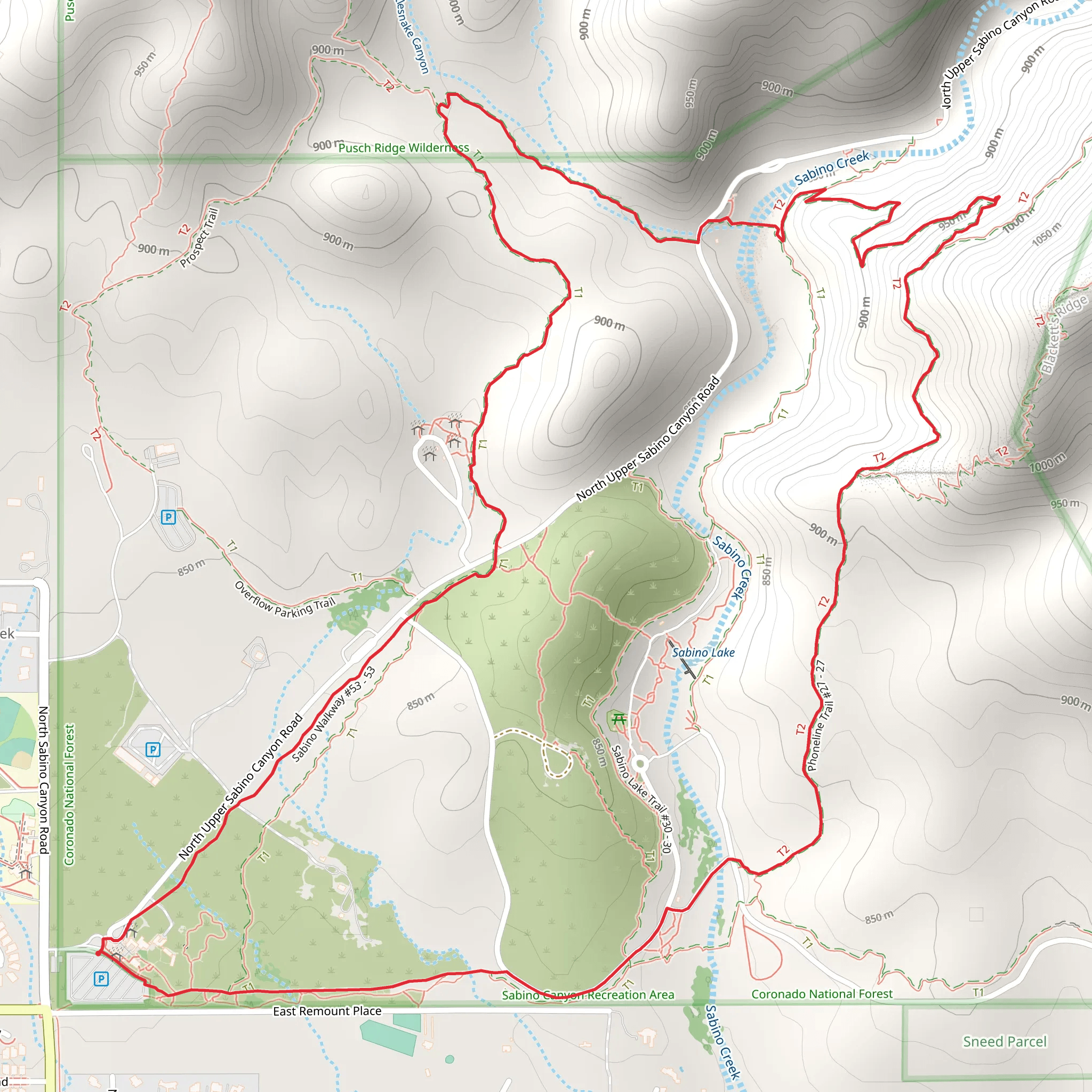 Phoneline - Esperero Loop Trail mobile static map