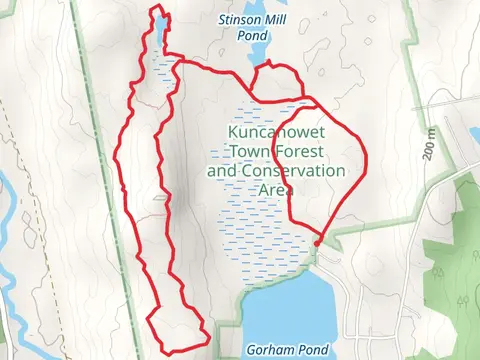Kuncanowet Town Forest Loop Trail