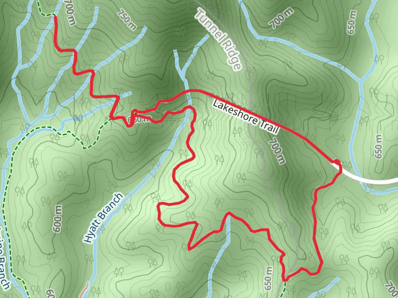 Golden Brabch via Benton Mackaye Trail and Tunnel Bypass Trail