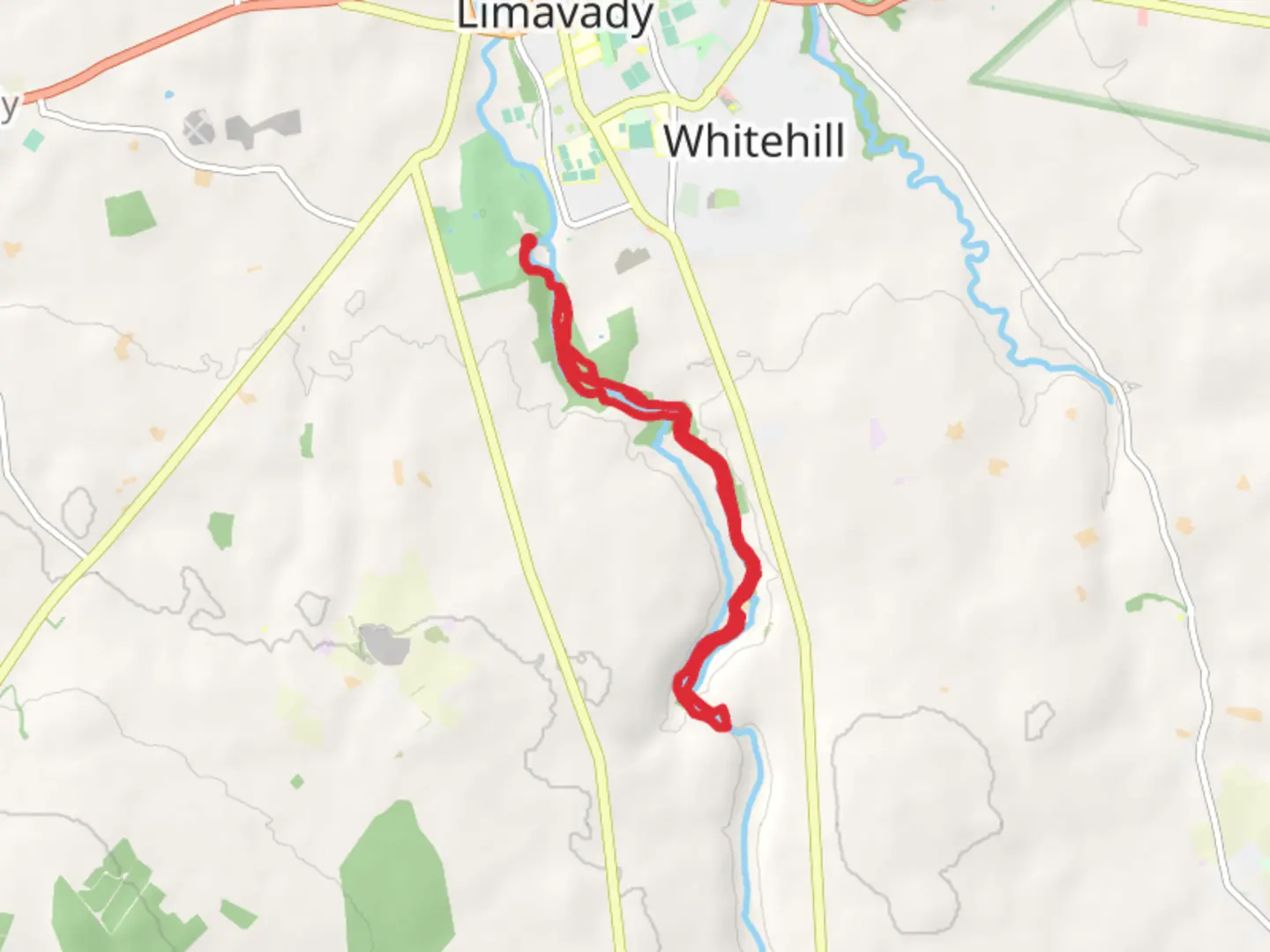 An image depicting the trail Roe Valley Country Park and its surrounding area.