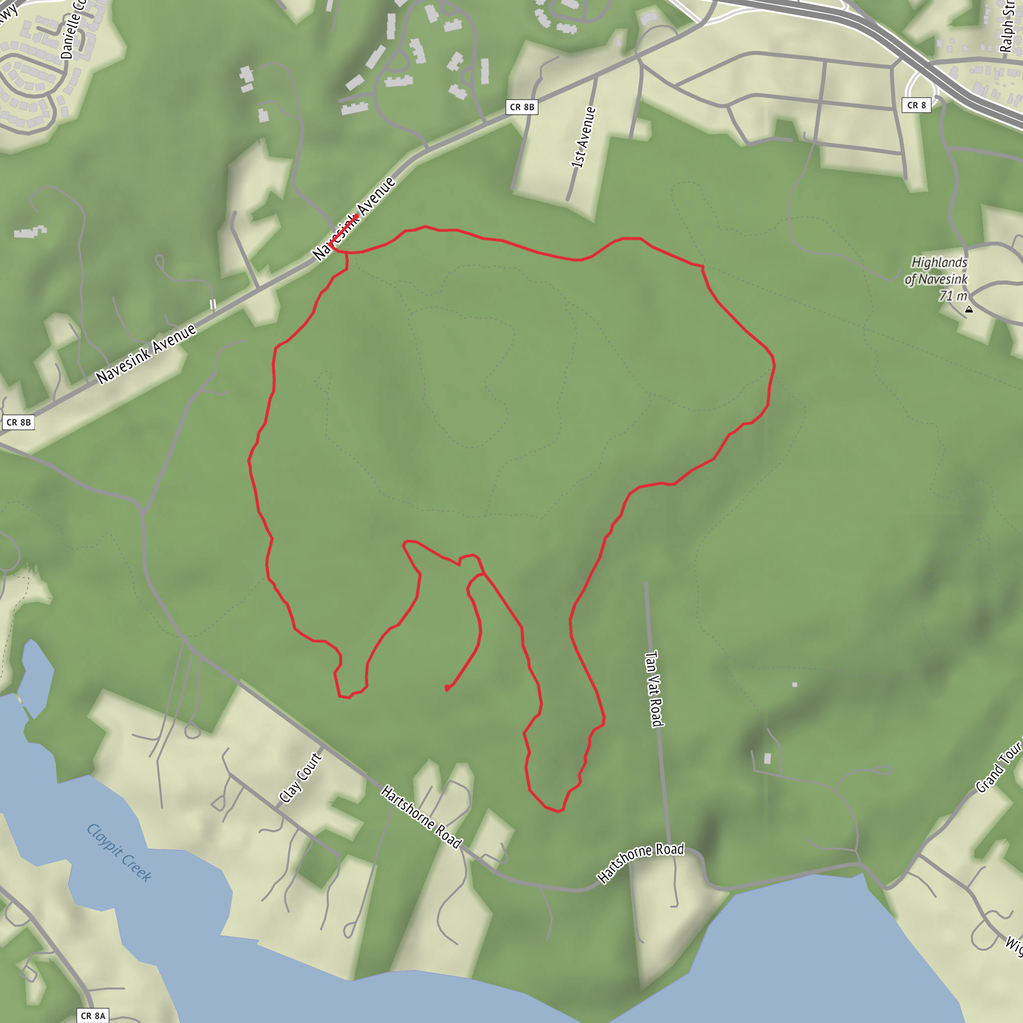 Laurel Ridge Loop mobile static map