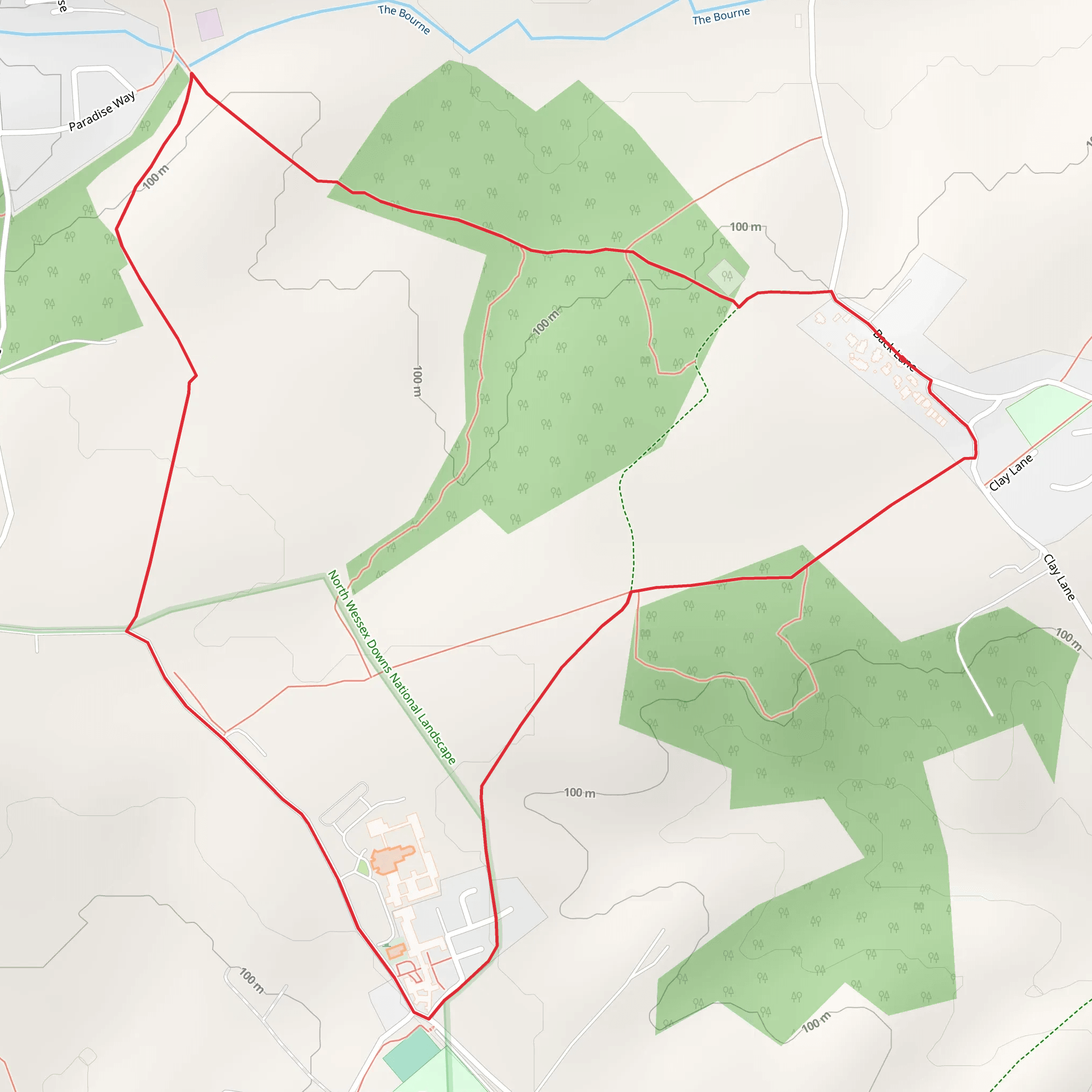 Douai Abbey Loop - Upper Woolhampton | West Berkshire | England
