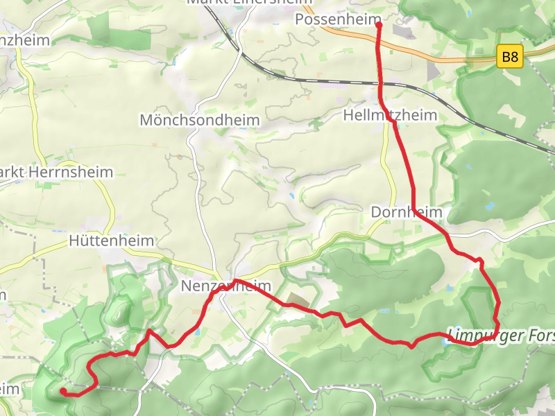 Bullenheim to Possenheim Walk