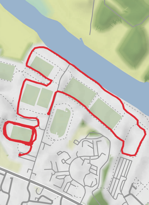 County Galway Running mobile static map