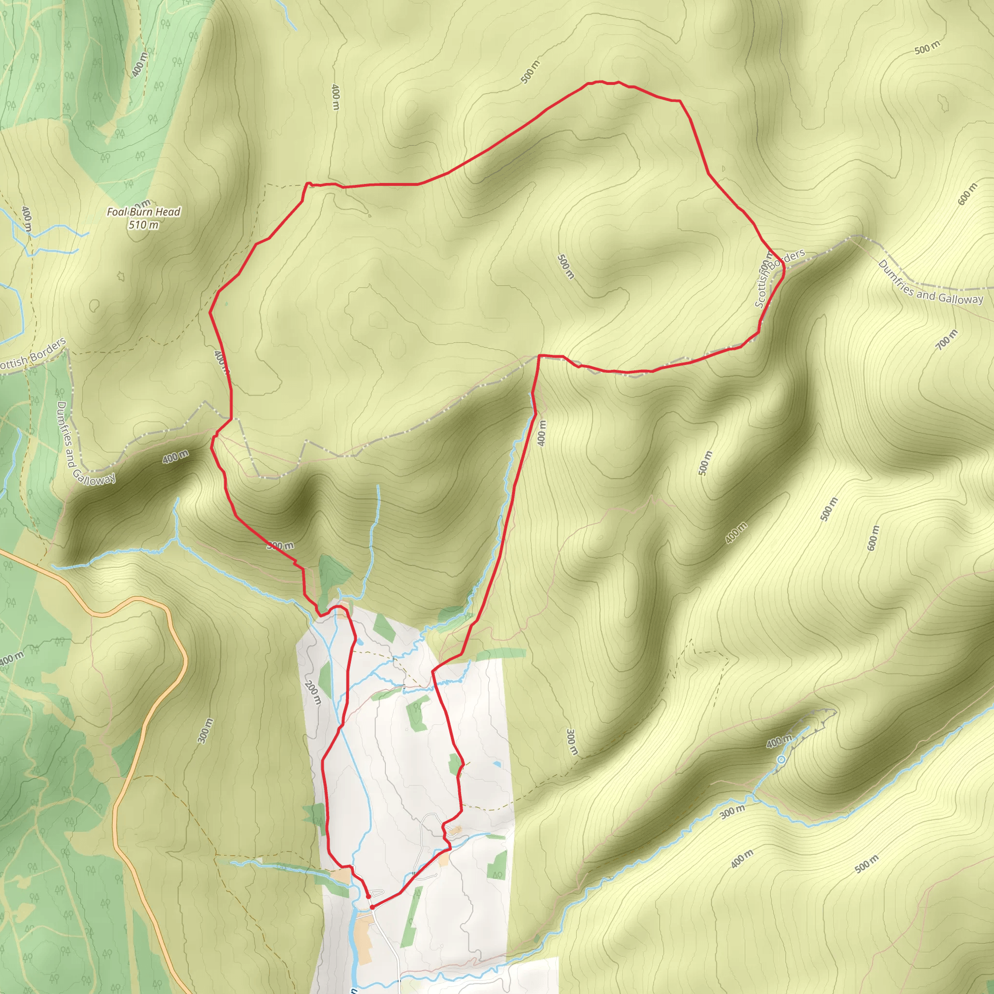 The Crown of Scotland mobile static map
