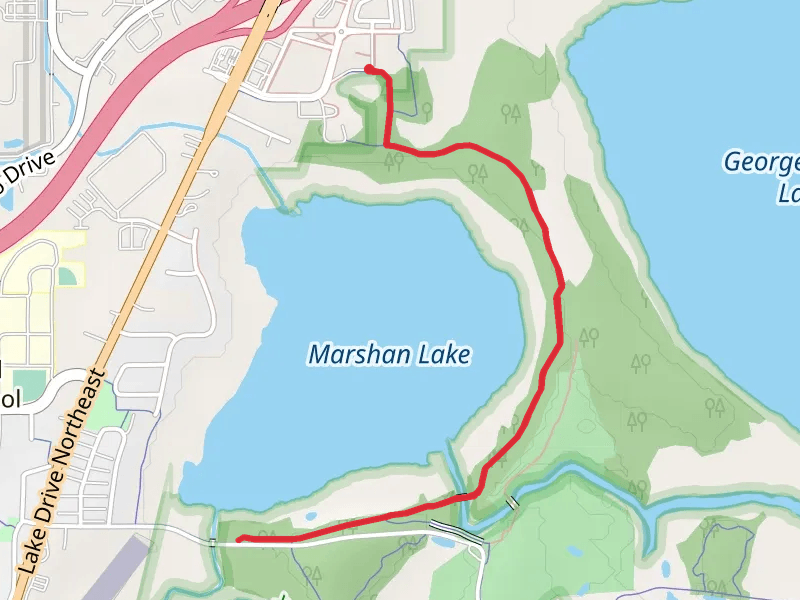 Marshan Lake East Shore Trail