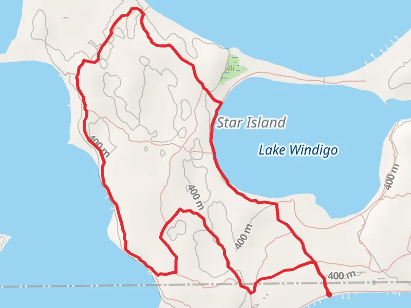 Star Island Hiking Trail A, B and C Loop