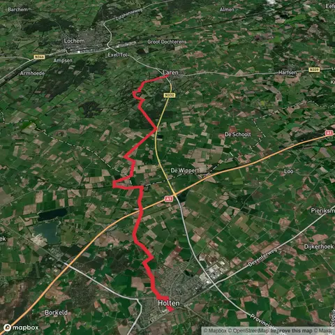 Holten to Laren via Het Paalhuus and Kasteel Verwolde