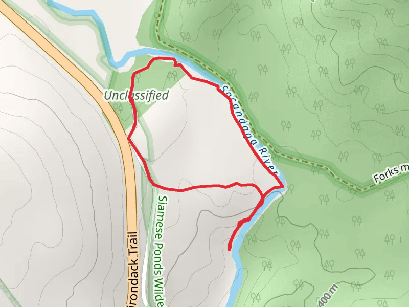 Sacandaga River Loop from Adirondack Trail