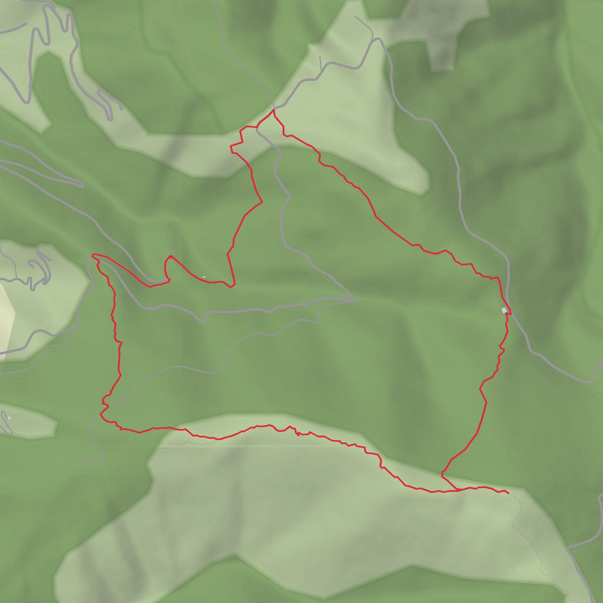 Sotiros Monastery and Palouki Peak Loop mobile static map