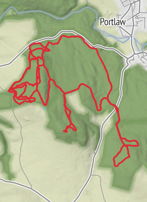 Hike from Ballycahane mobile static map