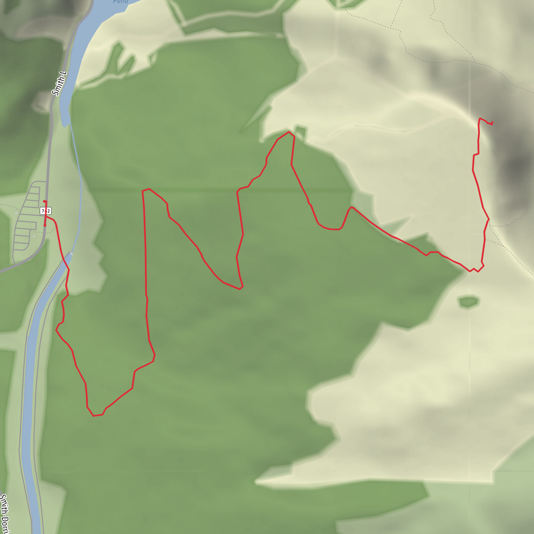 Ha Ling Peak mobile static map