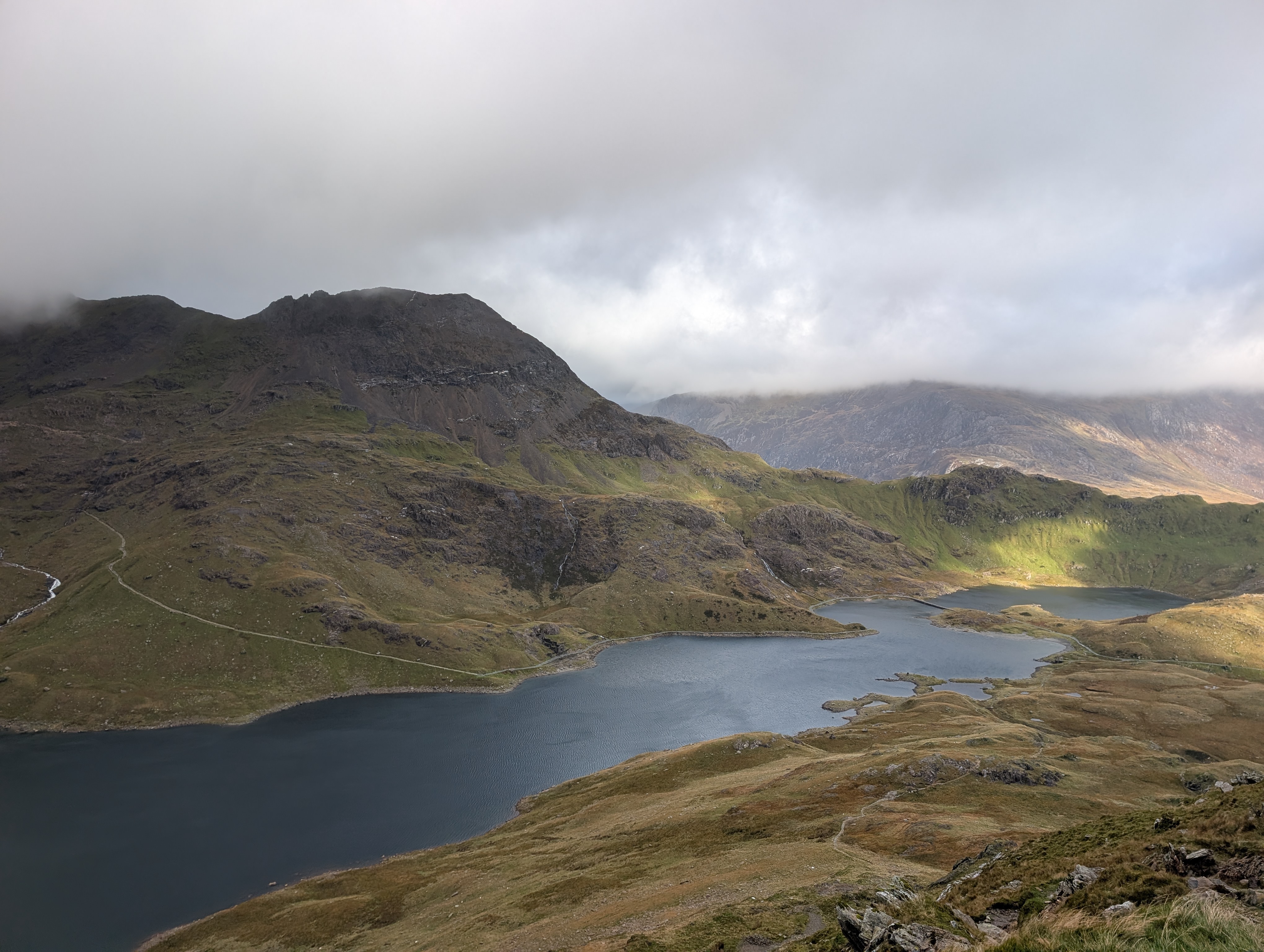 A map preview of the recording Miners, Lliwedd, Snowdon, Pyg.