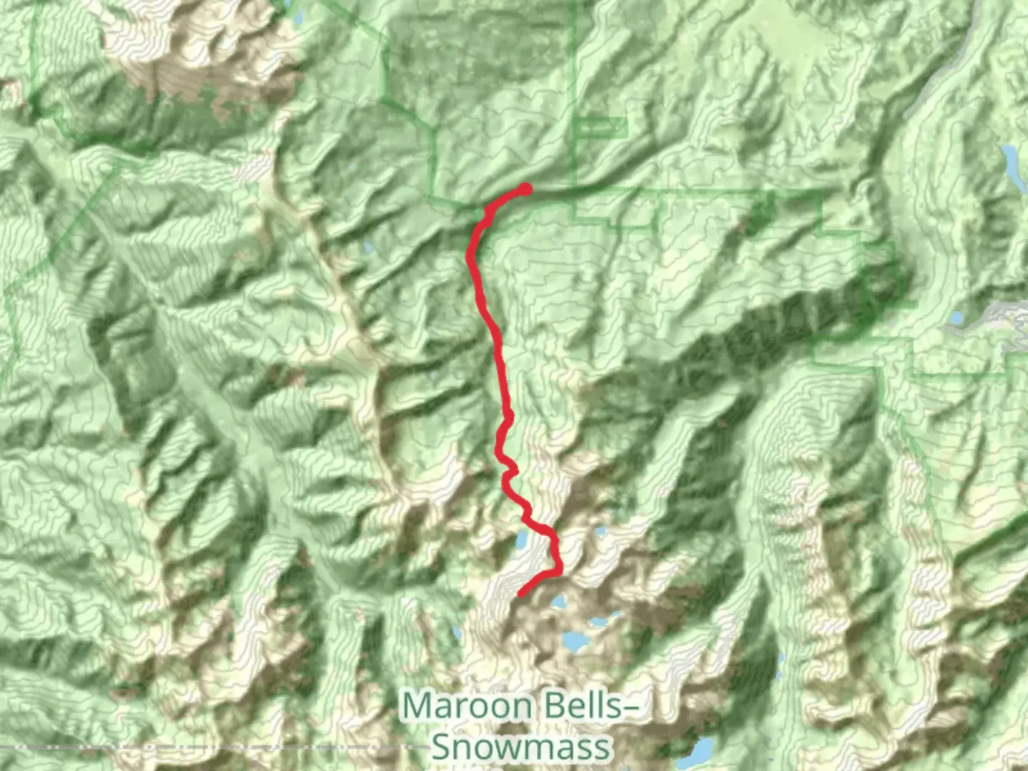 An image depicting the trail Clark Peak via Capitol Ditch Trail and its surrounding area.