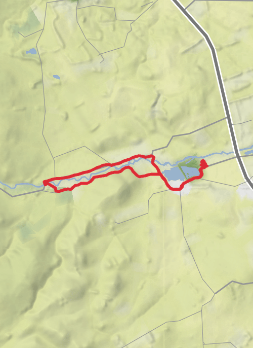 Northumberland Walking mobile static map