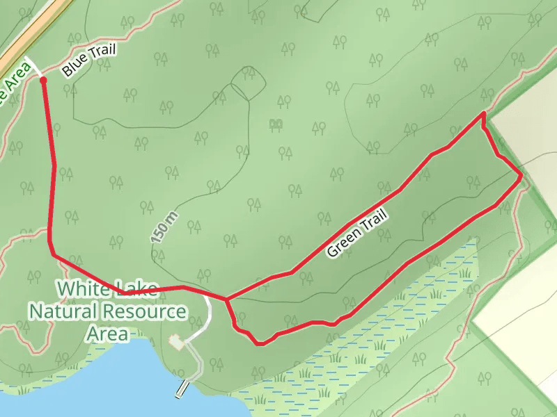 Green Trail Loop from Stillwater Road