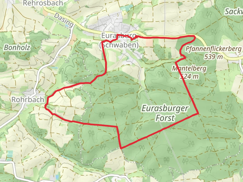 Im Eurasburger Forst Loop