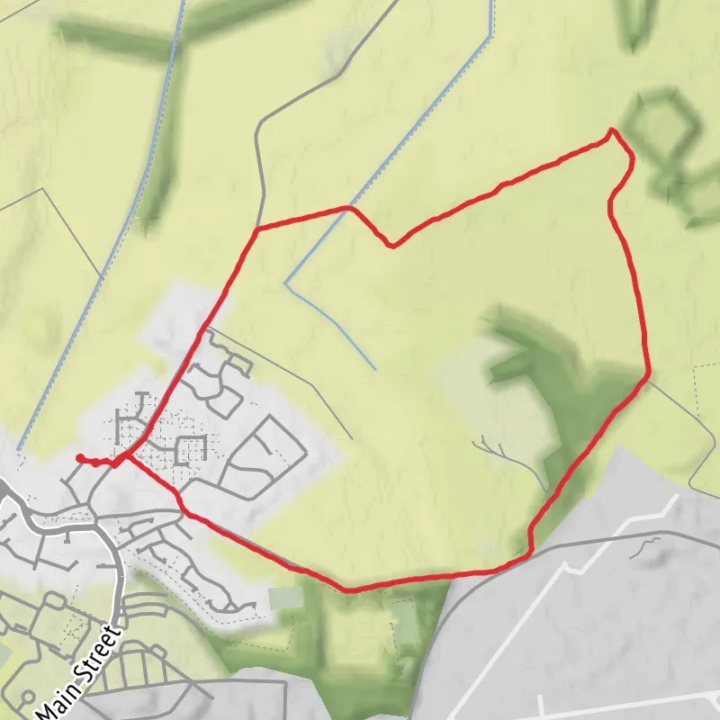 Hike from Leuchars mobile static map