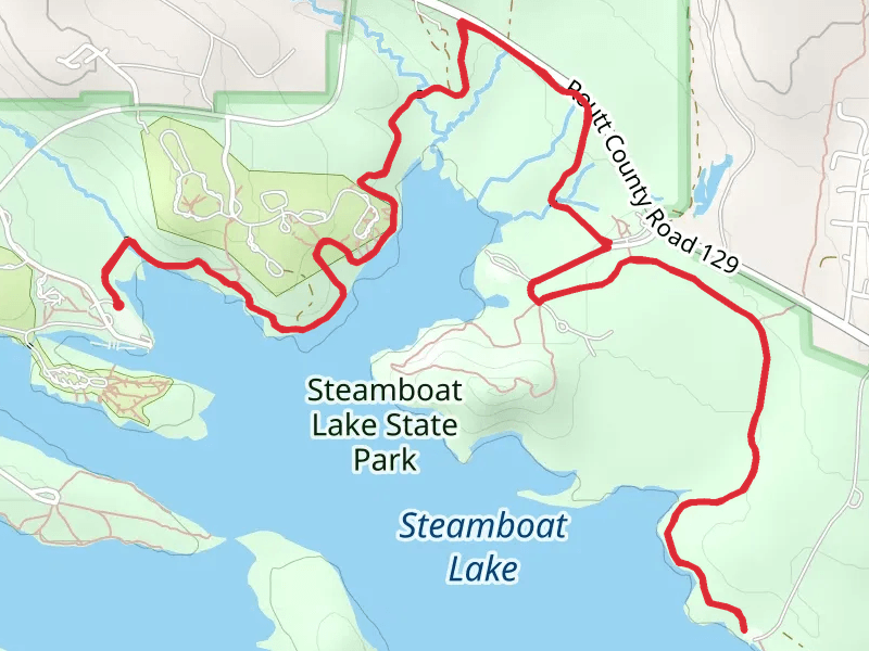 Willow Creek Trail - Steamboat Lake