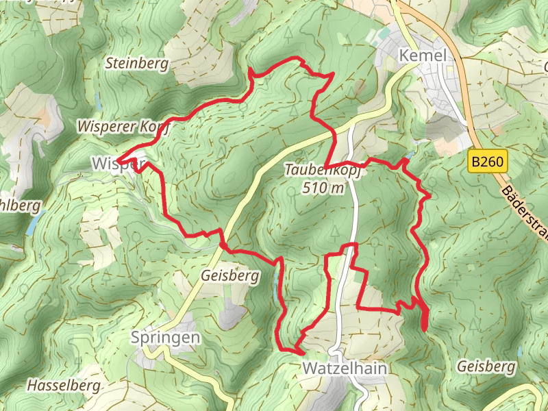 Taubenkopf Loop via Im Wisper Outback