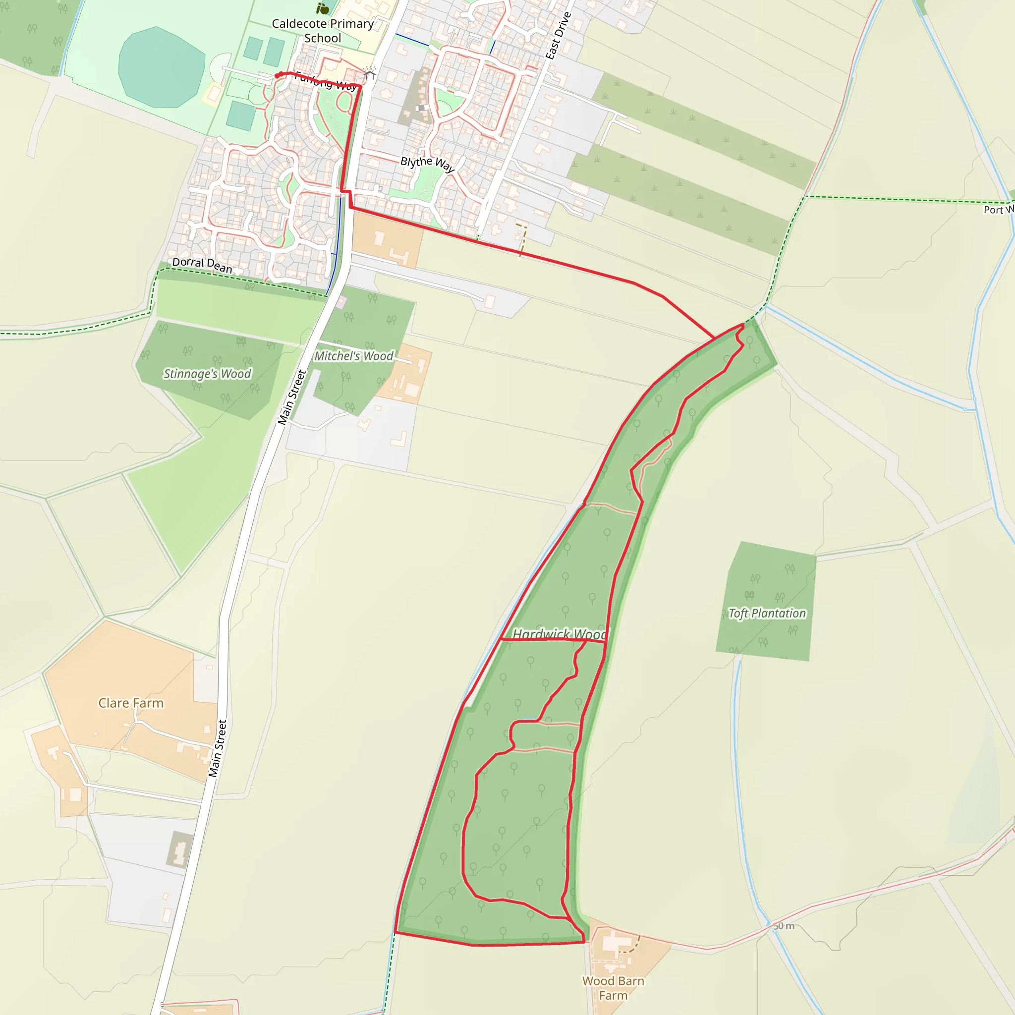 Harwick Wood mobile static map