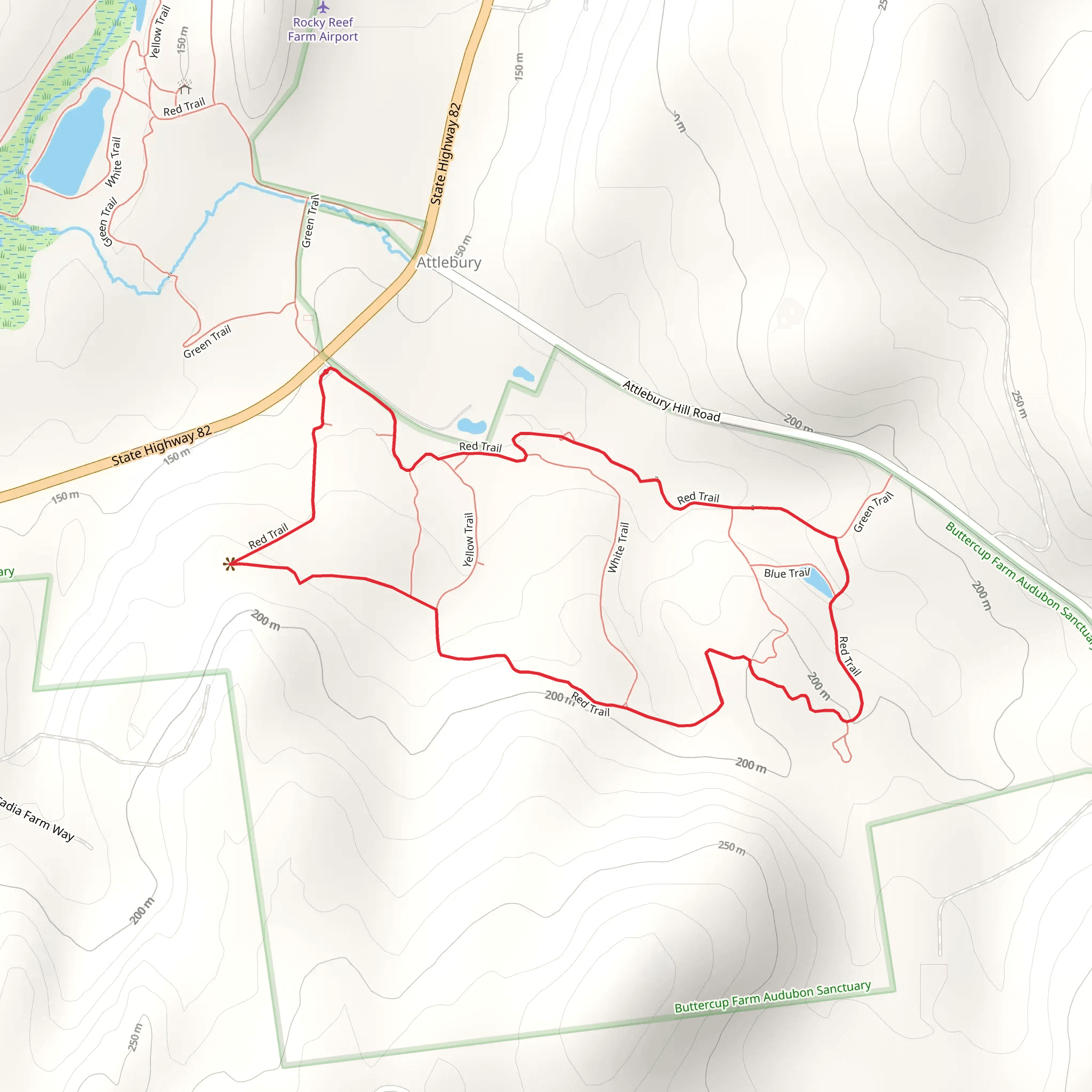 Red Trail from State Highway 82 Loop mobile static map