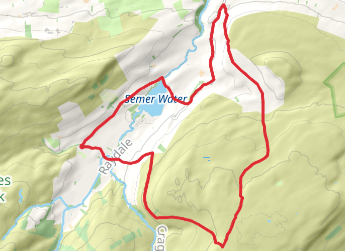 Marsett Lake mobile static map