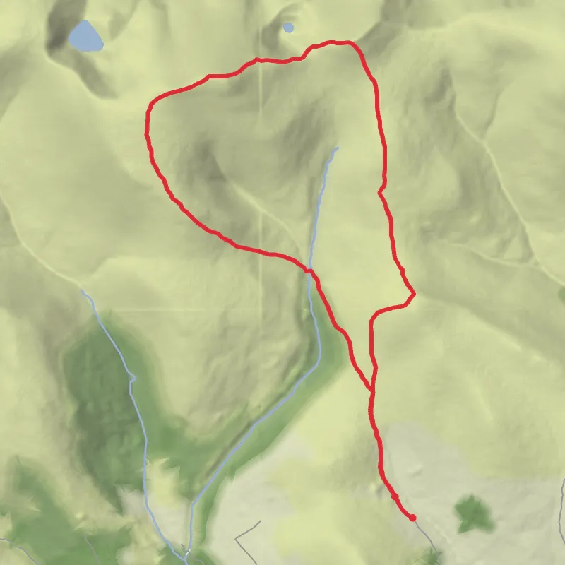Hike from Tipperary mobile static map