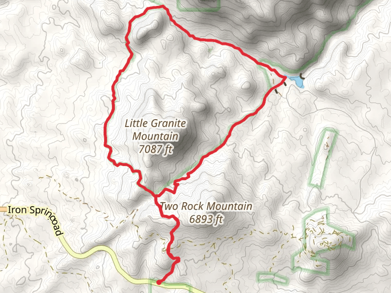 Granite Basin Lake and Little Granite Mountain Trail