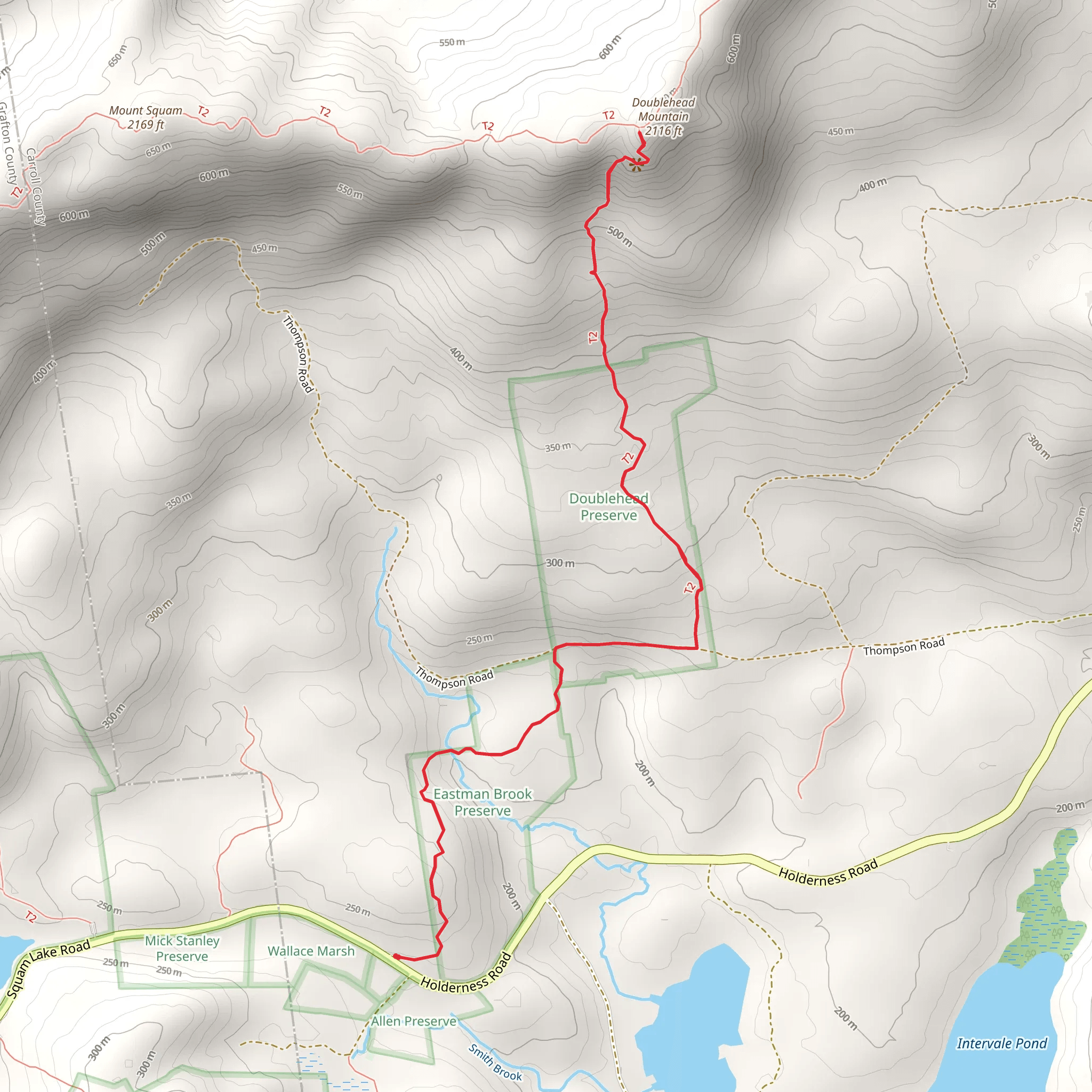 Doublehead Trail mobile static map