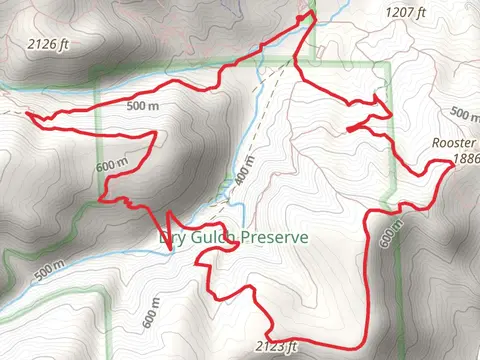 Dry Gulch Side Trail and Sry Gulch Upper Trail