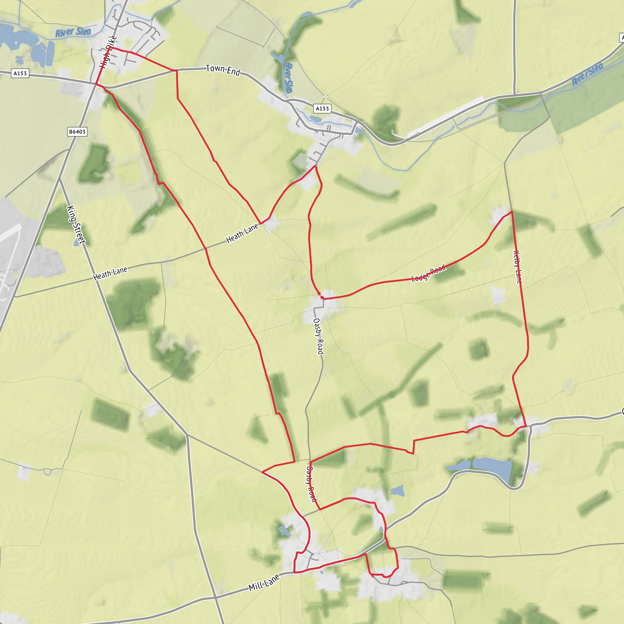 Kelby Loop via North Hill and Ancaster Valley mobile static map