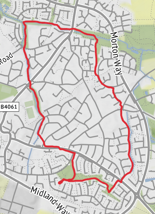 South Gloucestershire Walking mobile static map
