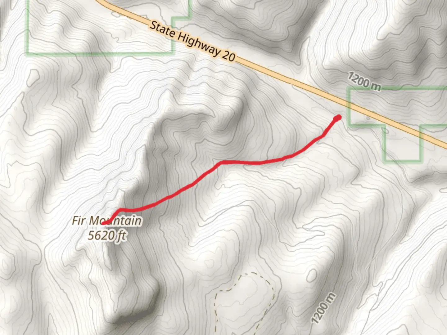 An image depicting the trail Fir Mountain Trail and its surrounding area.