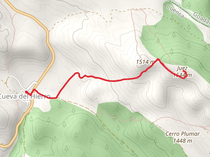 Ascent to Cerro Juez PR CU 94
