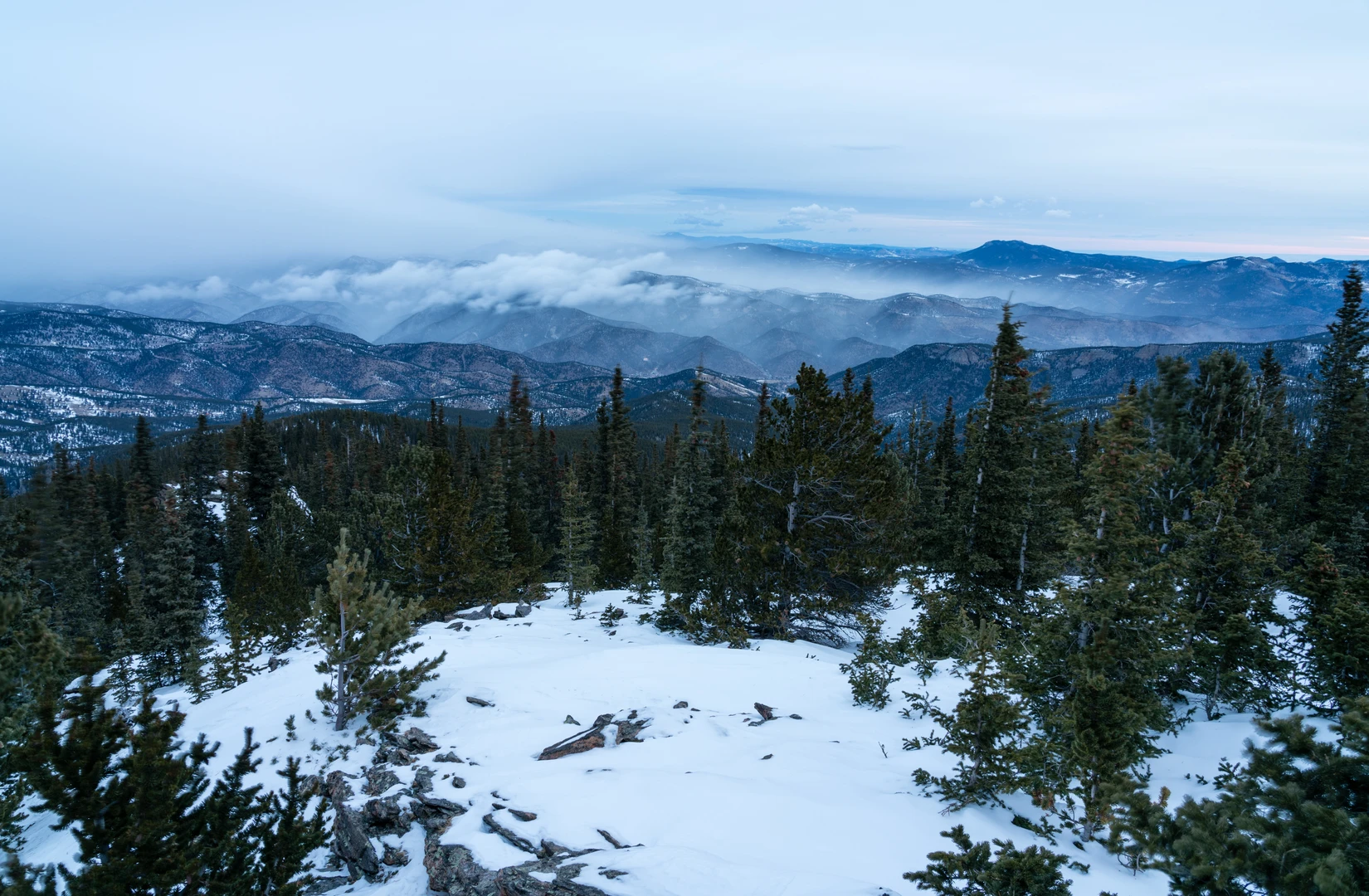 An image depicting the trail Chief Mountain Trail and its surrounding area.