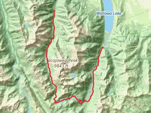 West Fork Wallowa Trail, Lakes Basin Trail and Hurricane Creek Trail