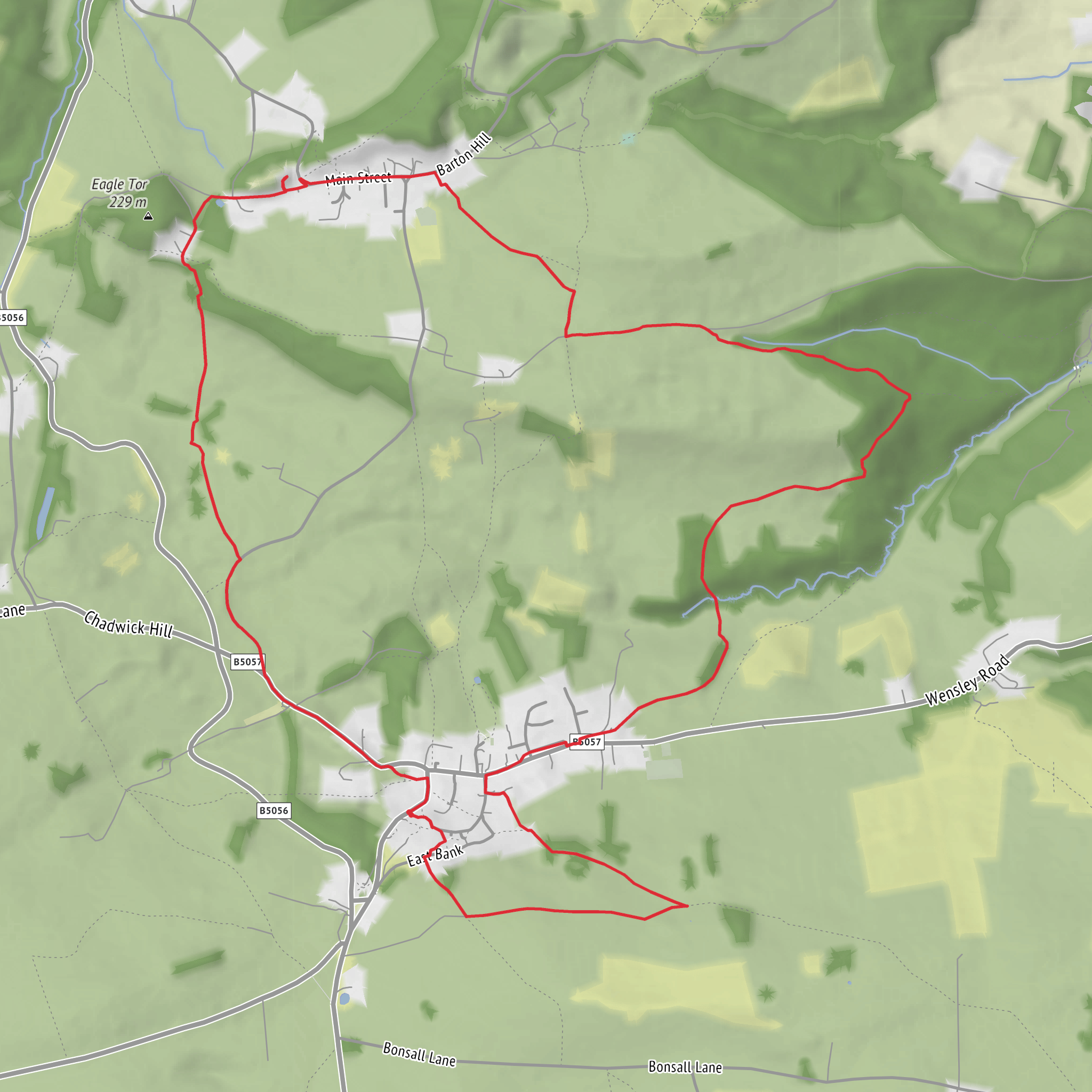 Druid/Red Lion Pub Hike #2 mobile static map