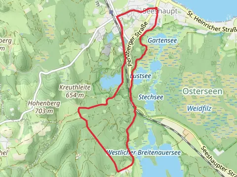 Frechensee via Osterseen Wanderweg