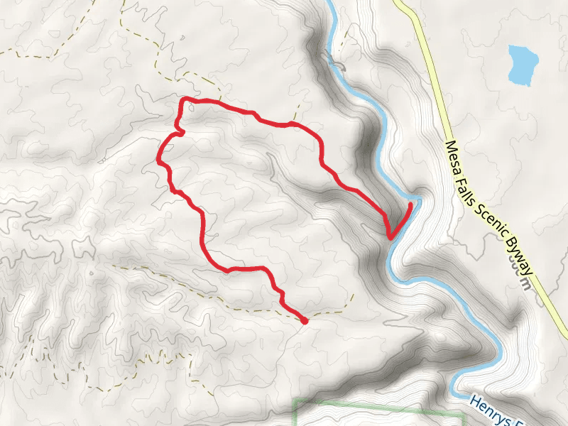 Henry's Fork Snake River from Anderson Mill Canyon Road