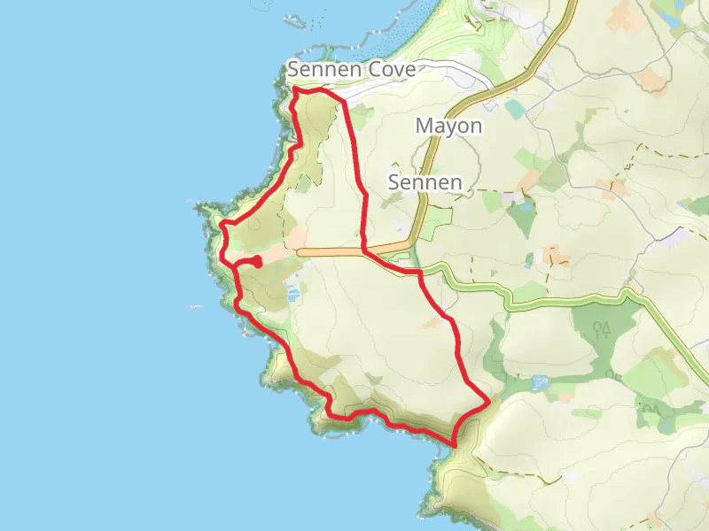 The Lost Land of Lyonesse mobile static map