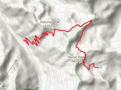 Basin Lake via Nose Peak Trail