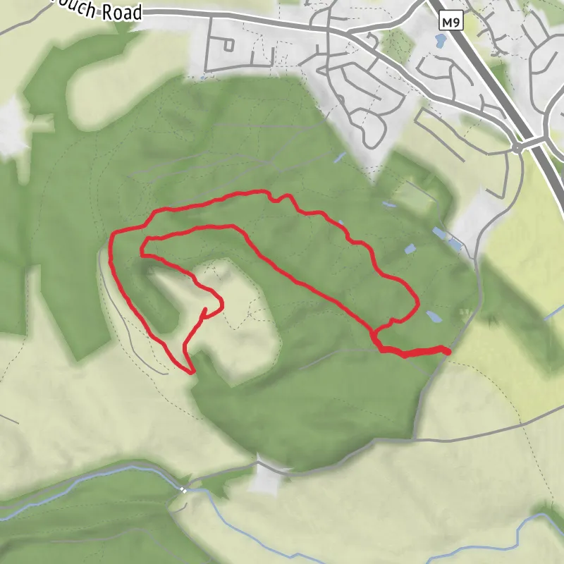 Hike from Stirling mobile static map